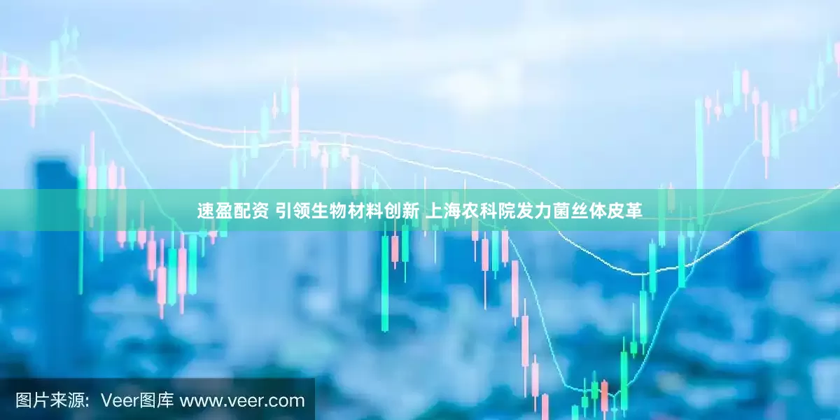 速盈配资 引领生物材料创新 上海农科院发力菌丝体皮革